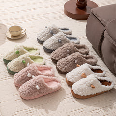 Non-slip Thickening Thermal Home Cotton Slippers