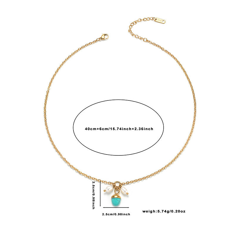 Pearl Pendant Necklace Does Not Fade