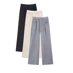 Women's Autumn New Slimming All-matching Slim Fit Wide Leg