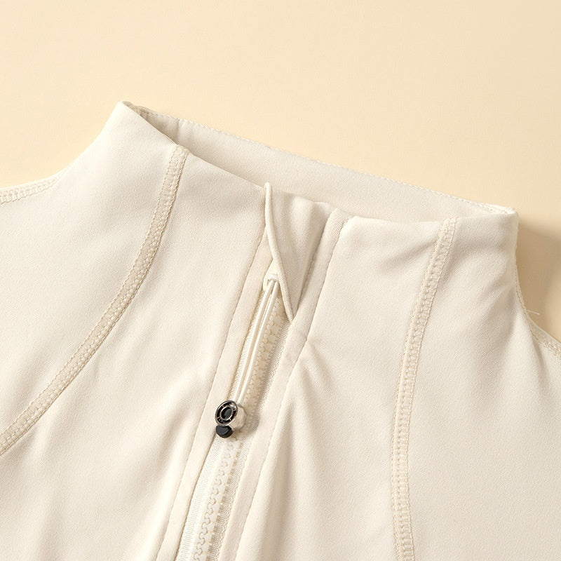 Sports Coat Workout Clothes Women's Long-sleeved Top Running