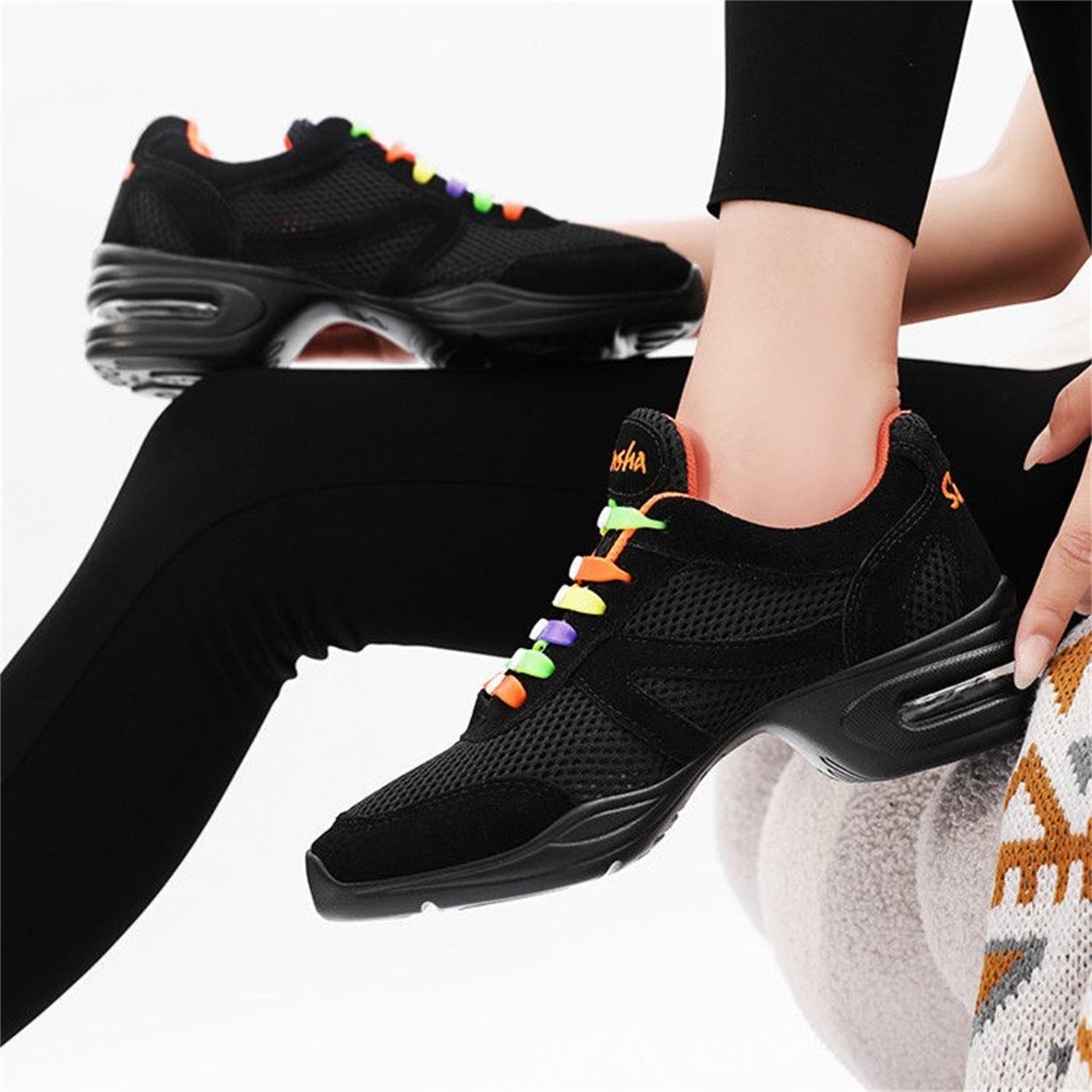 Women's Air Cushion Mesh Modern Dance Shoes