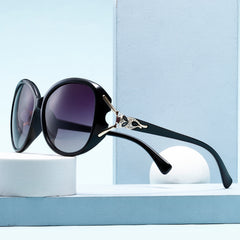 Diamond Metal Hinge Fox Head Women's Fashion Sunglasses