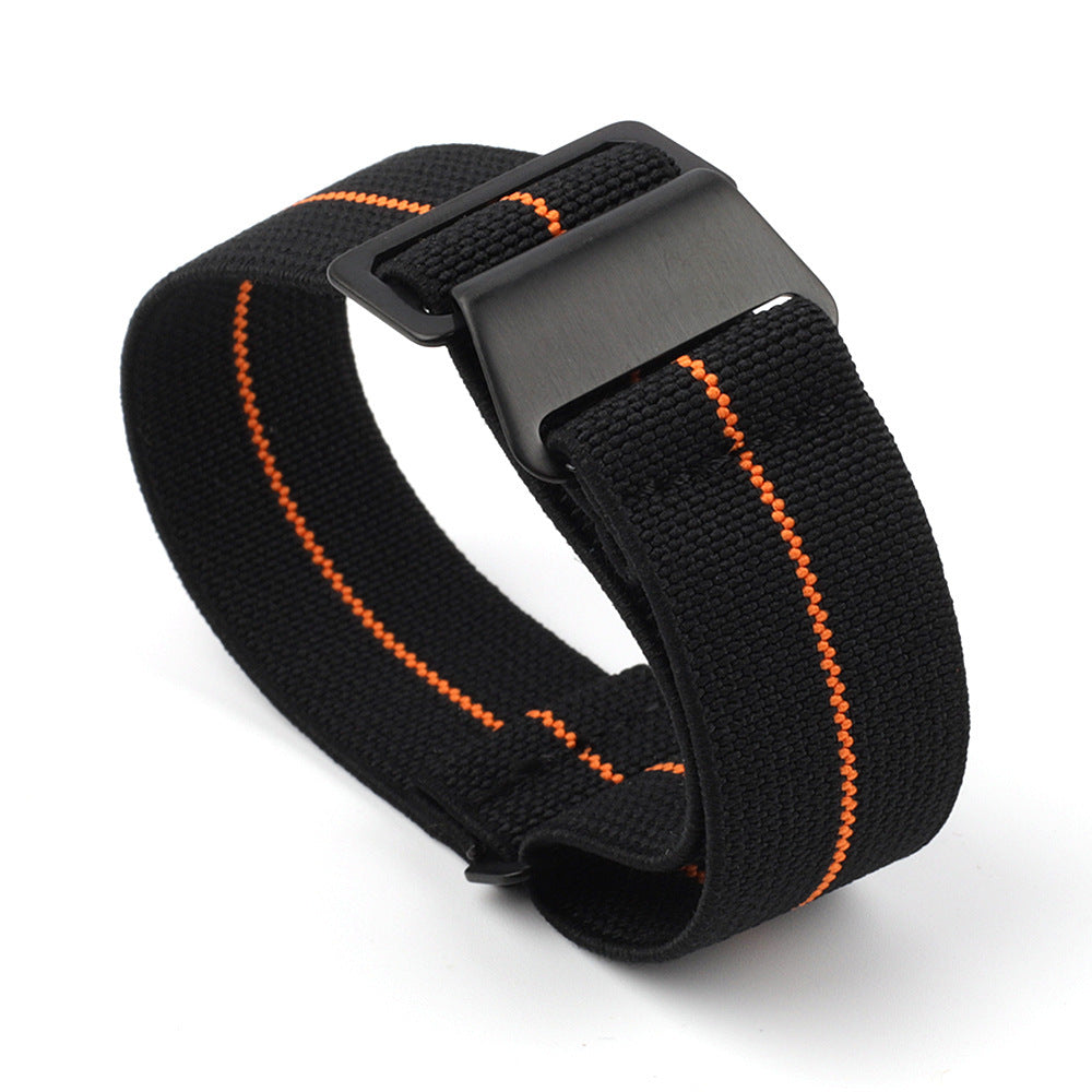 Fineknit Color Matching Elastic Quick-drying Men's Nylon Watchband