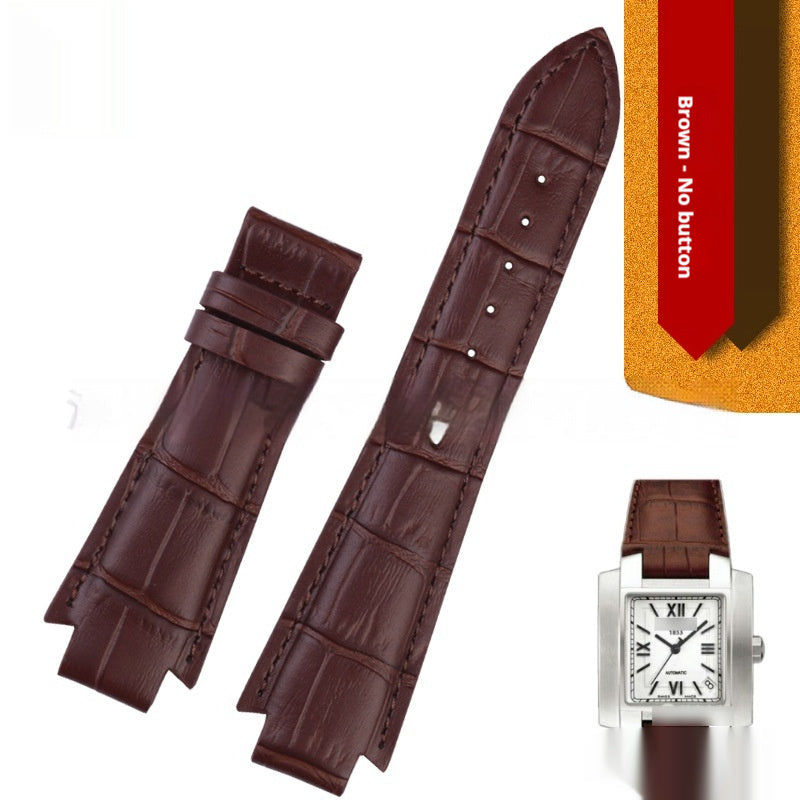 Calfskin Wrist Strap Accessories Concave-convex Mouth