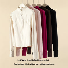 Sports Coat Workout Clothes Women's Long-sleeved Top Running