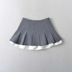 Ballet Style High Waist Hot Girl Sexy Half-length Pleated Skirt