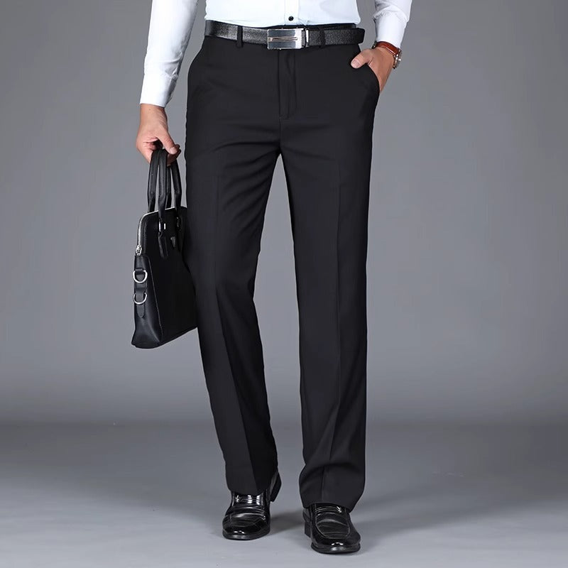 Men's Business Casual Pants Loose Spring And Autumn Straight Suit Pants
