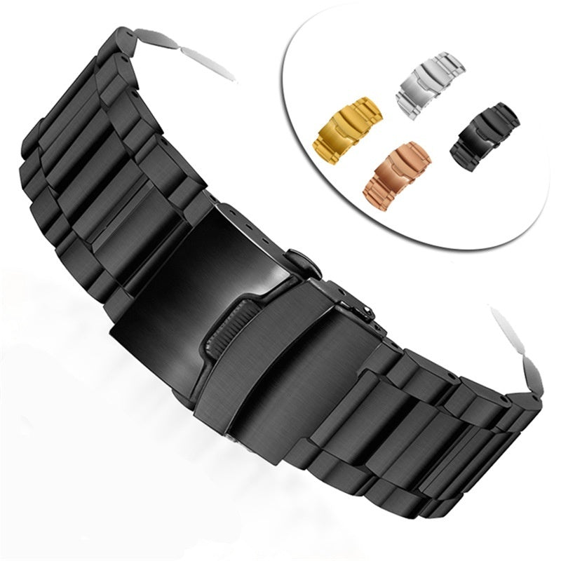 Double-security Buckle Solid Stainless Steel Strap Quick Release