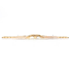 All-steel Solid Five-bead Steel Strap Men And Women Butterfly Clasp