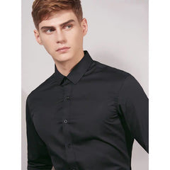 Korean Style Slim-fitting Iron-free Business Clothing White Shirt