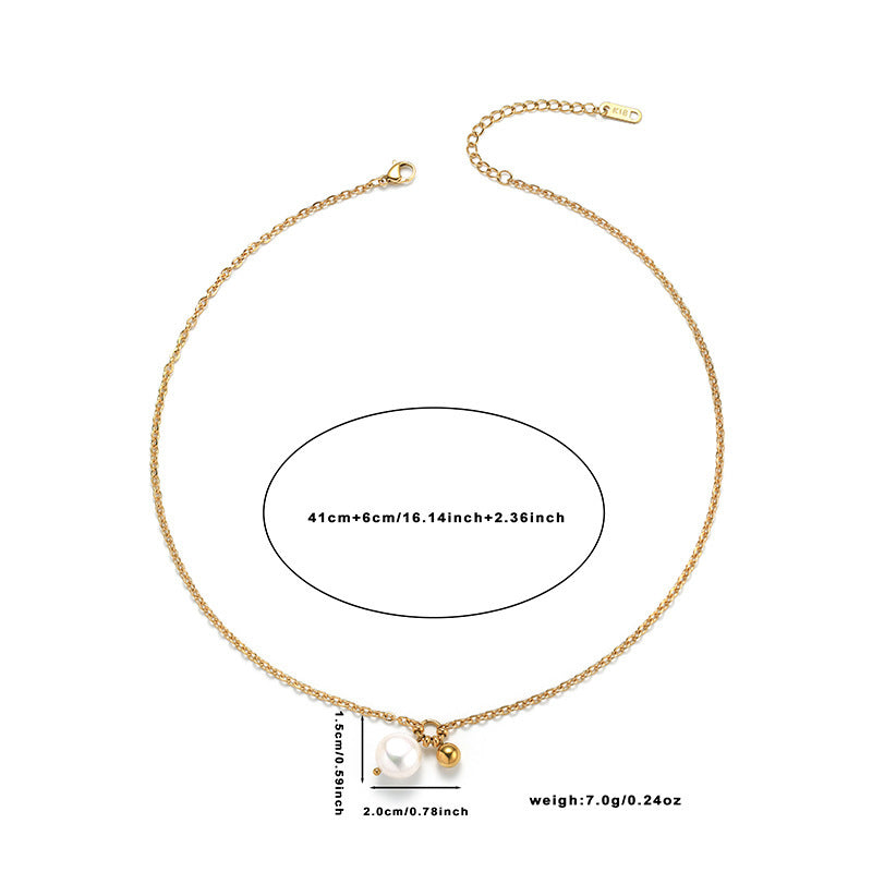 Pearl Pendant Necklace Does Not Fade