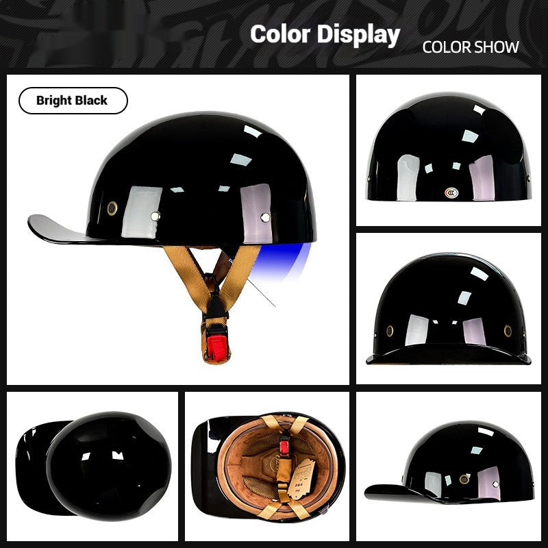 Summer Baseball Helmet Retro Harley Men And Women