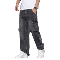 Light Blue Jeans Elastic Ankle Banded Pants