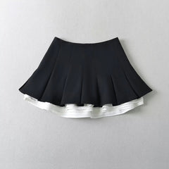 Ballet Style High Waist Hot Girl Sexy Half-length Pleated Skirt